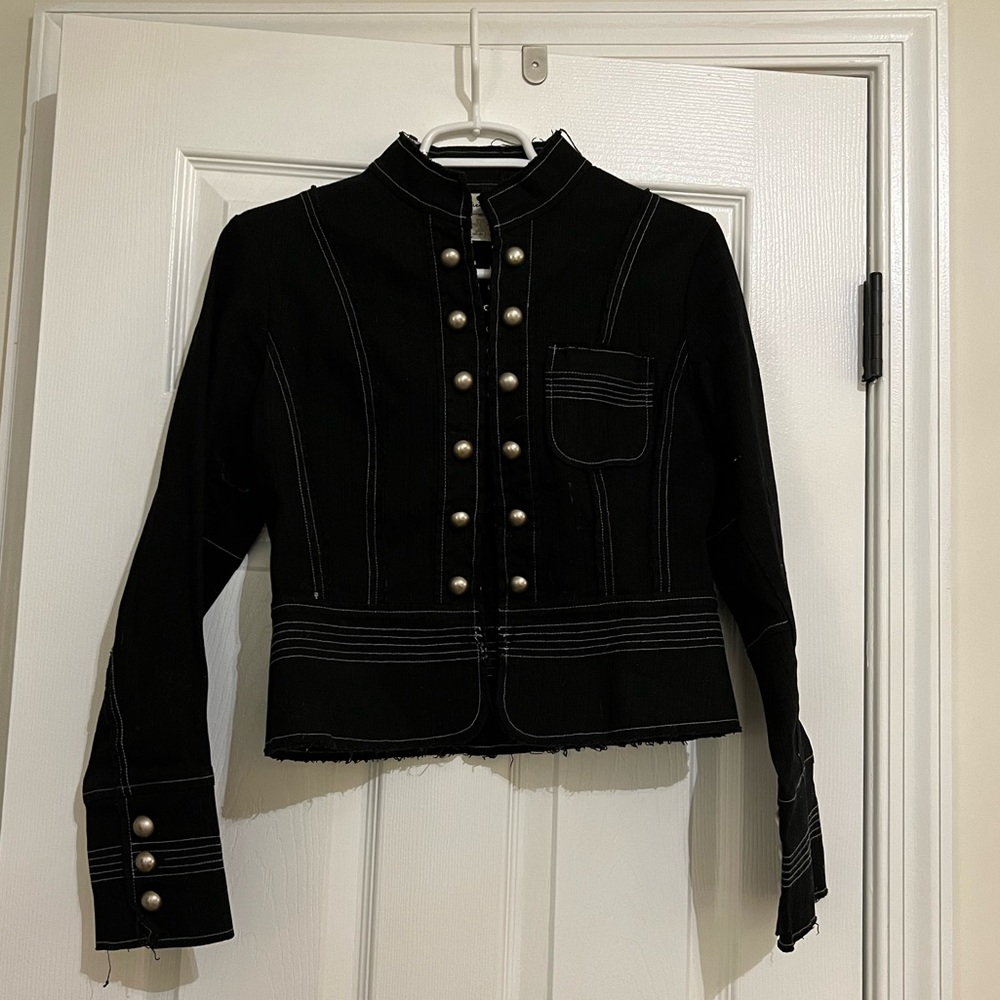 Military Styled Black Jacket